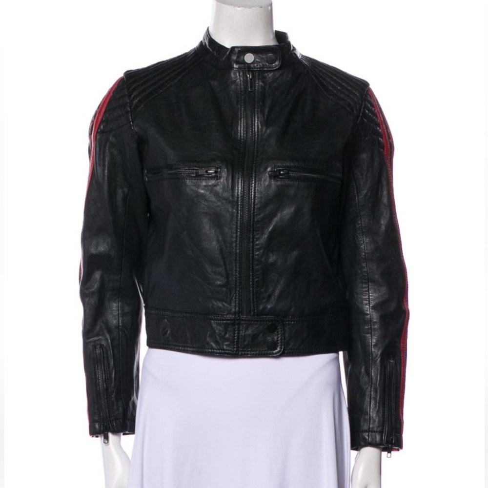Smythe Motorcycle leather jacket. Size 4. Only worn a few times.